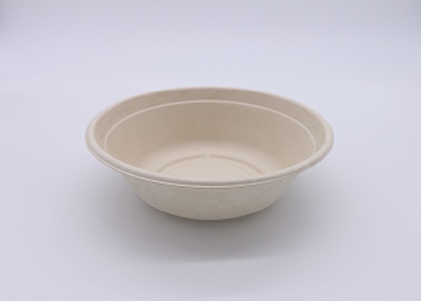 Natural color 40 ounces round bowl